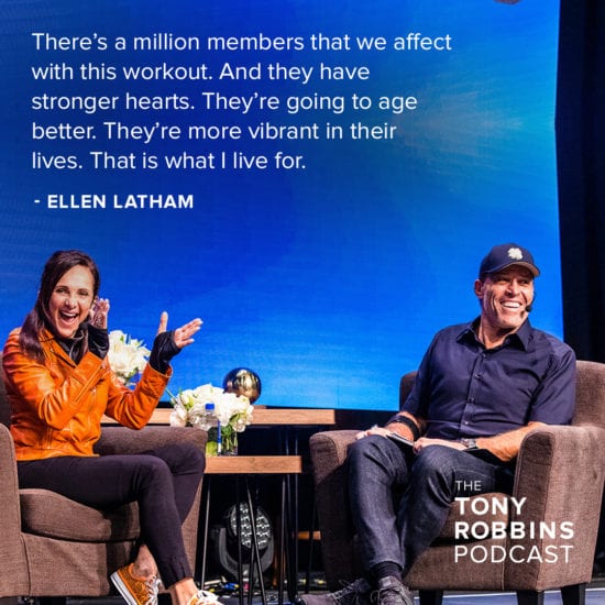 There's a million members that we affect with this workout. And they have stronger hearts. They're going to age better. They're more vibrant in their lives. That is what I live for. - Ellen Latham